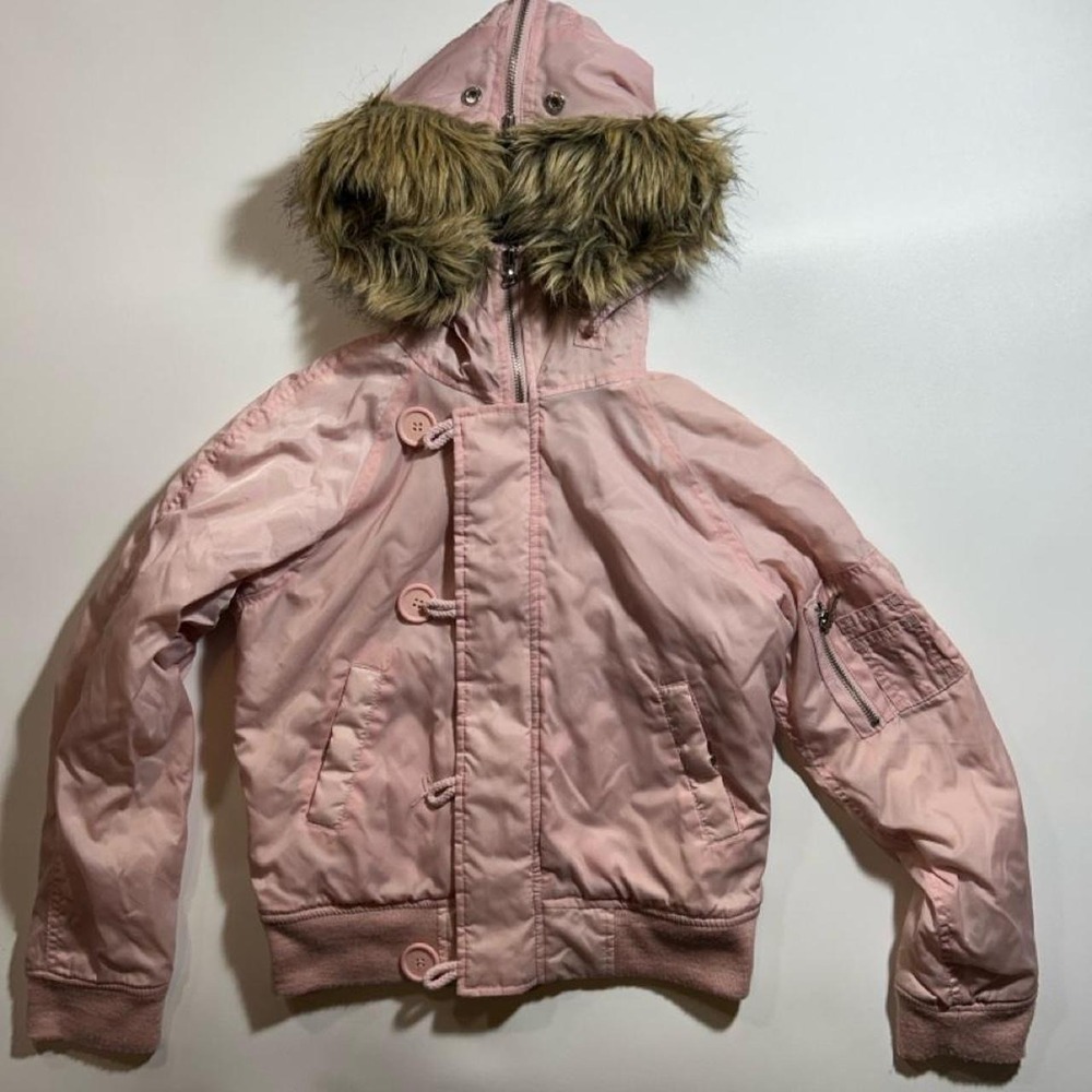 Half Past Puffer Jacket Kids Pink Girls Size 10